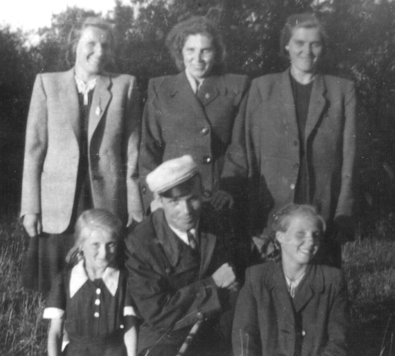 1950 ok Ilniccy rodzenstwo Dziegciarnia